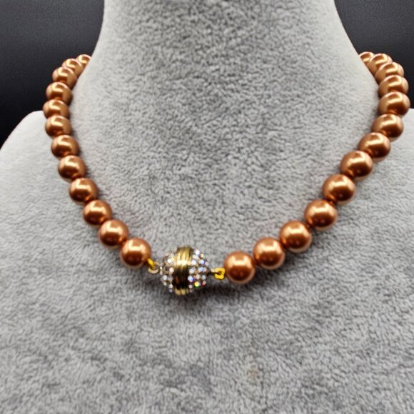 Heidi Daus Magnetic Gold Pearl Jewelry Set - Picture 2 of 16